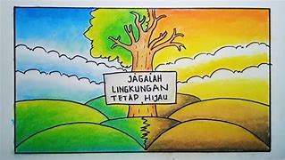 Contoh Gambar Tema Lingkungan Hidup